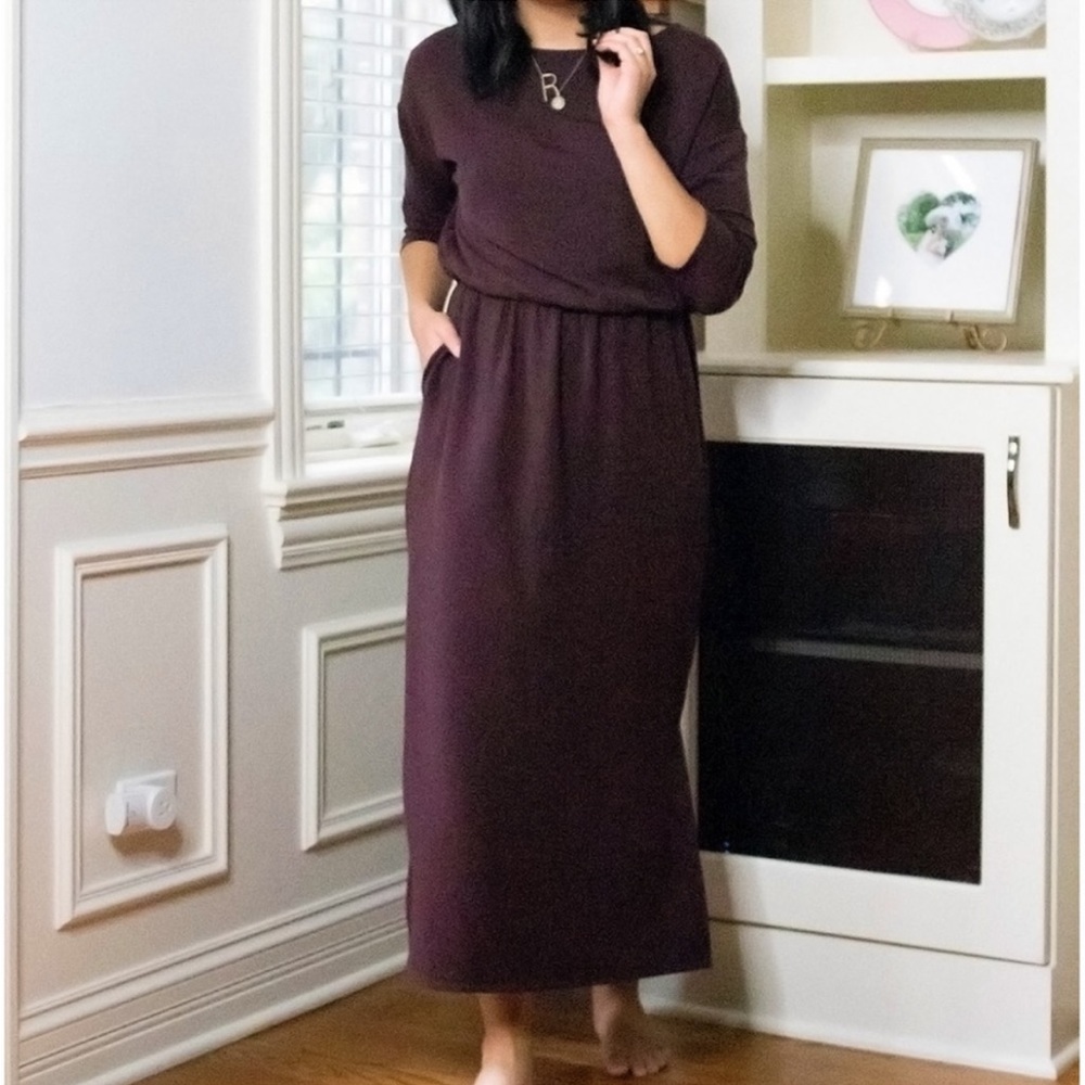 Garnet Hill Maxi Easy Tencel Dress Size Medium